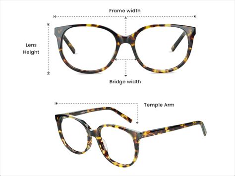 gucci glasses size chart